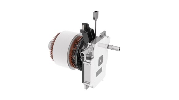 48 V transmission integrated Motor