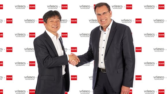 Vitesco Technologies and ROHM have signed a long-term SiC supply partnership
