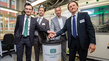 Inaugurarea noului laborator de pile de combustie împreună cu TU Chemnitz