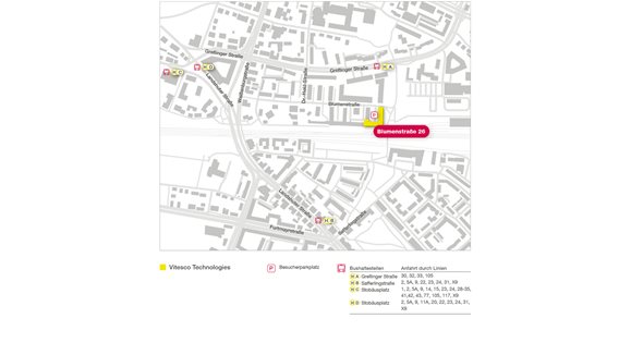 Anfahrtsbeschreibung Blumenstraße