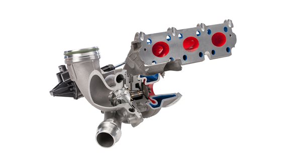 Turbocharger with Aluminium Turbine Housing