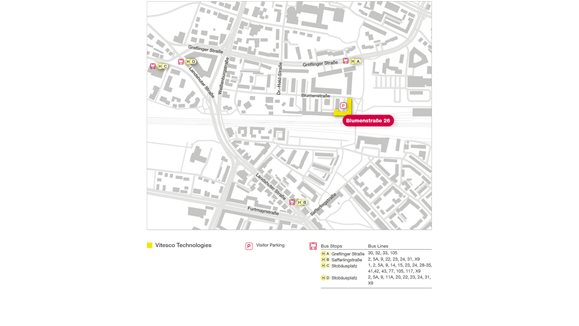 Driving Directions Blumenstraße